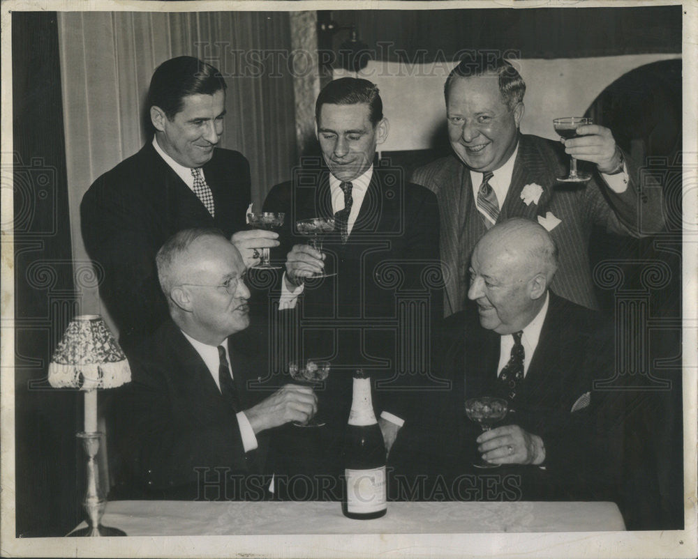 1939 Press Photo William James Joseph Jimmy Chicago Murphy Banquet - Historic Images