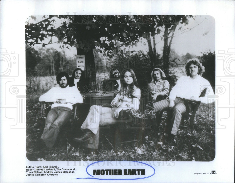 1971 Press Photo Mother Earth Rock Band Karl Himmel, Robert James Cardwell - Historic Images