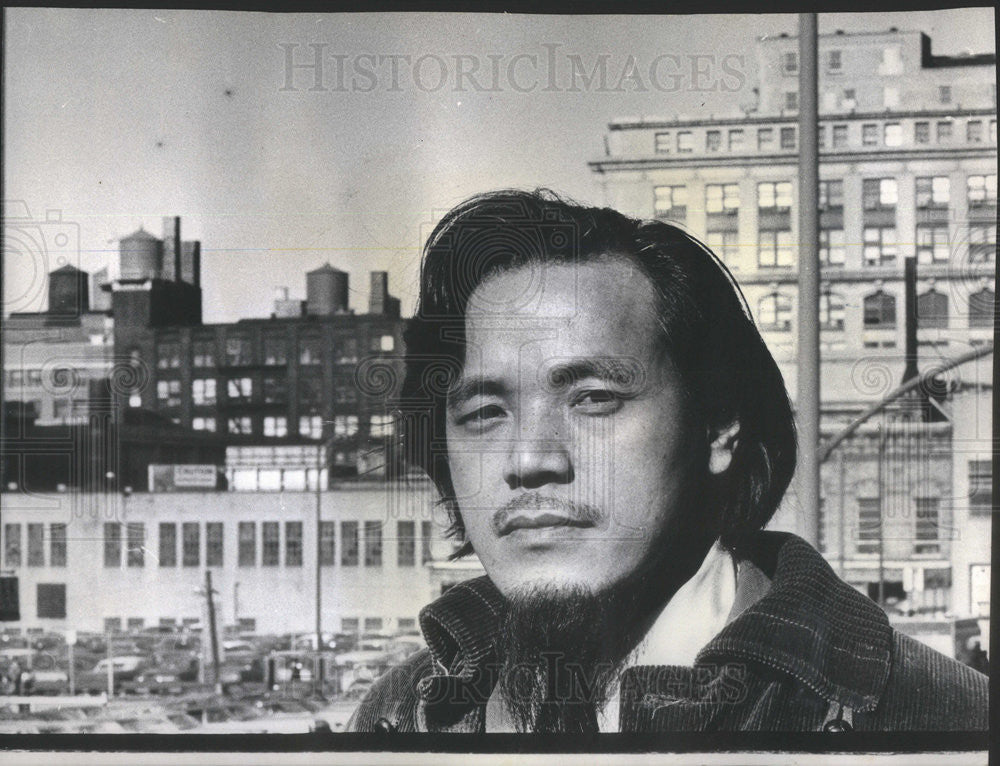 1973 Press Photo Artist Sanchio Yayashita - Historic Images