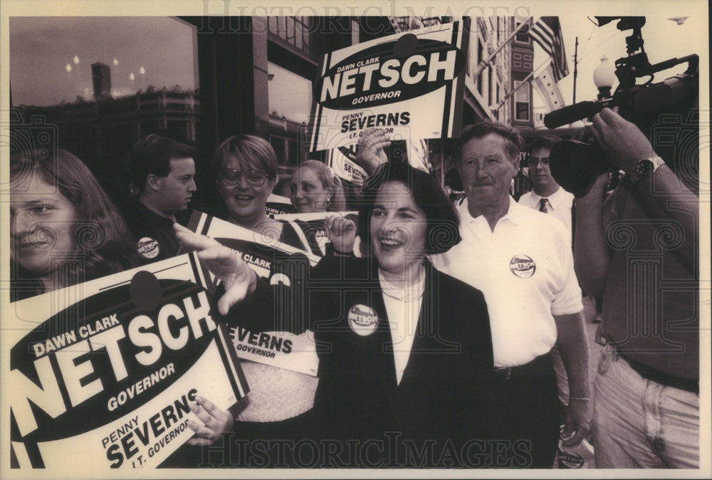 1994 Press Photo Governor Candidate Penny Severns - Historic Images