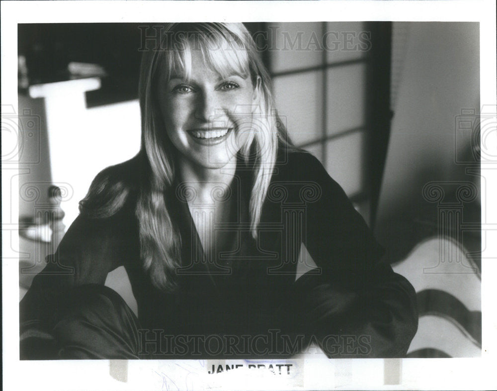 Press Photo Jane Pratt Actress - Historic Images