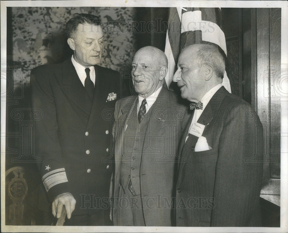 1956 Press Photo Military Order World Wars Forrestel Pownall Whitney - Historic Images