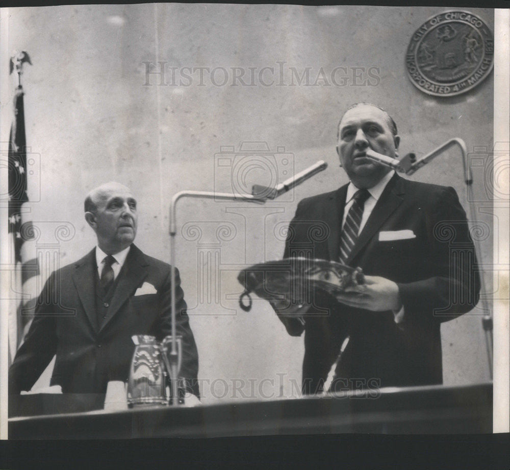 1961 Press Photo Peru President Manuel Prado - Historic Images