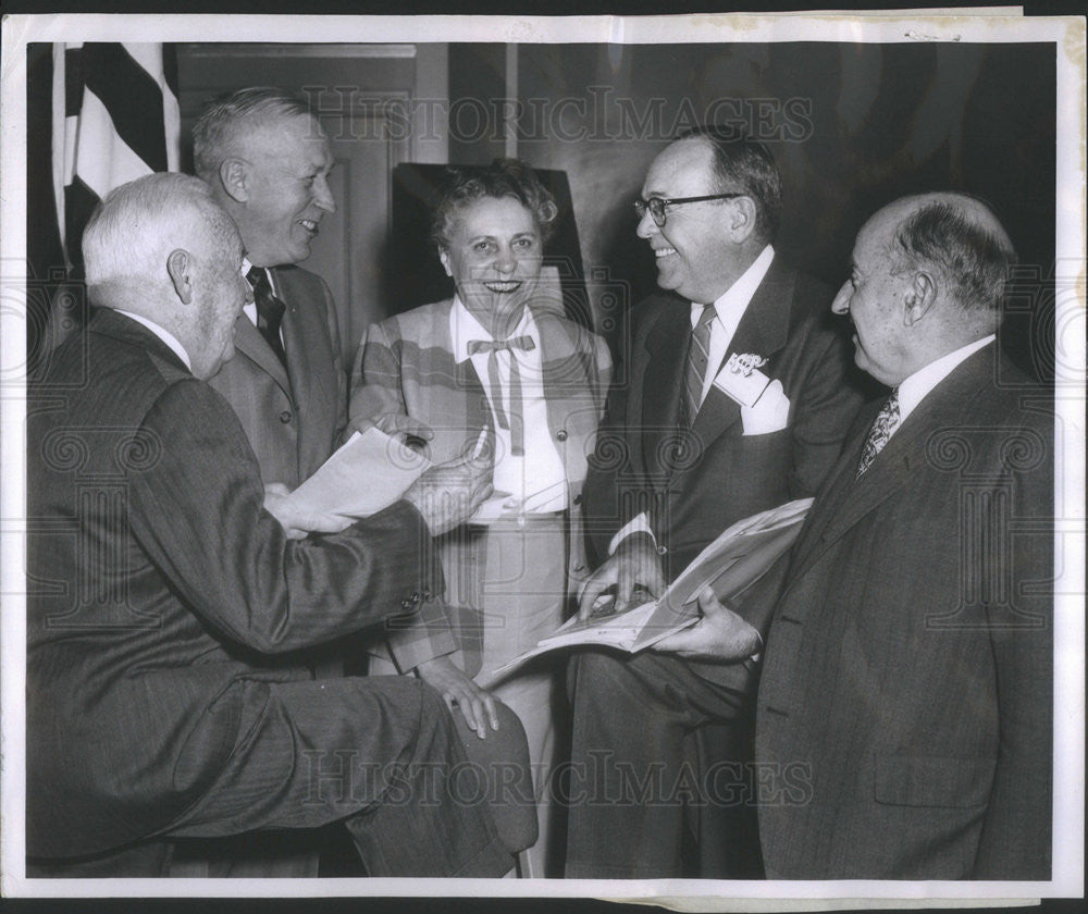 Press Photo Rep CC Spade Axel Beck Katherine Basin Harlan Peyton Frank Sulloway - Historic Images