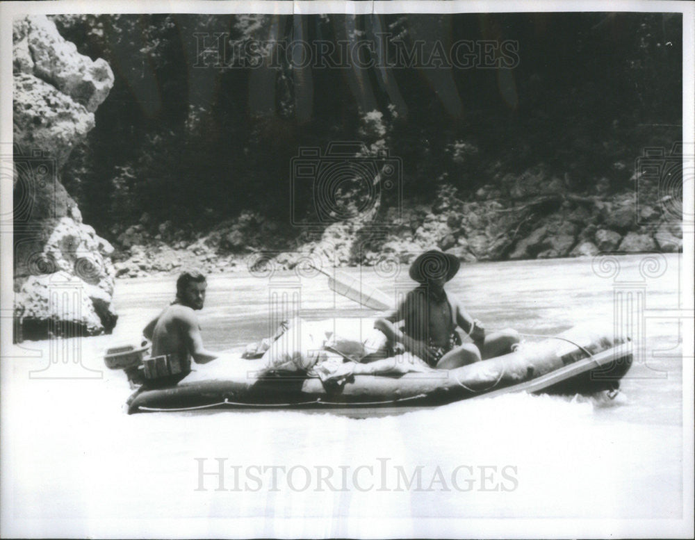 1966 Press Photo Phillip Mercier, Michael Blair - Historic Images