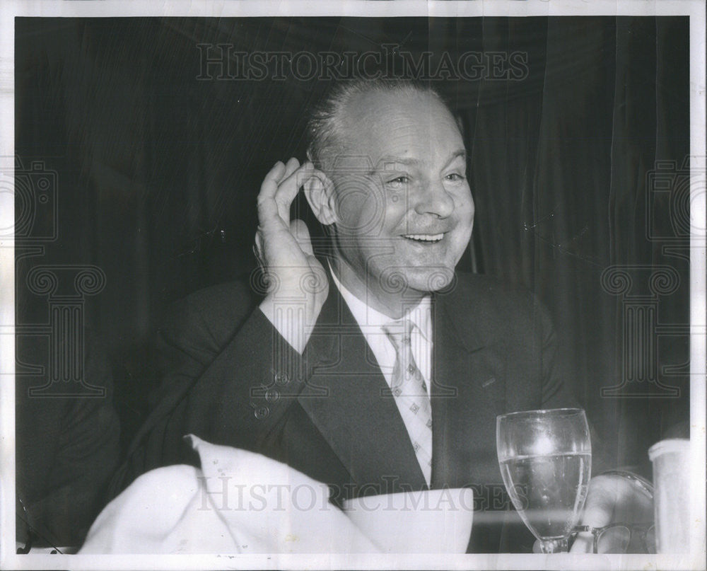 1958 Press Photo Soviet Ambassador Mikhail Menshikov - Historic Images