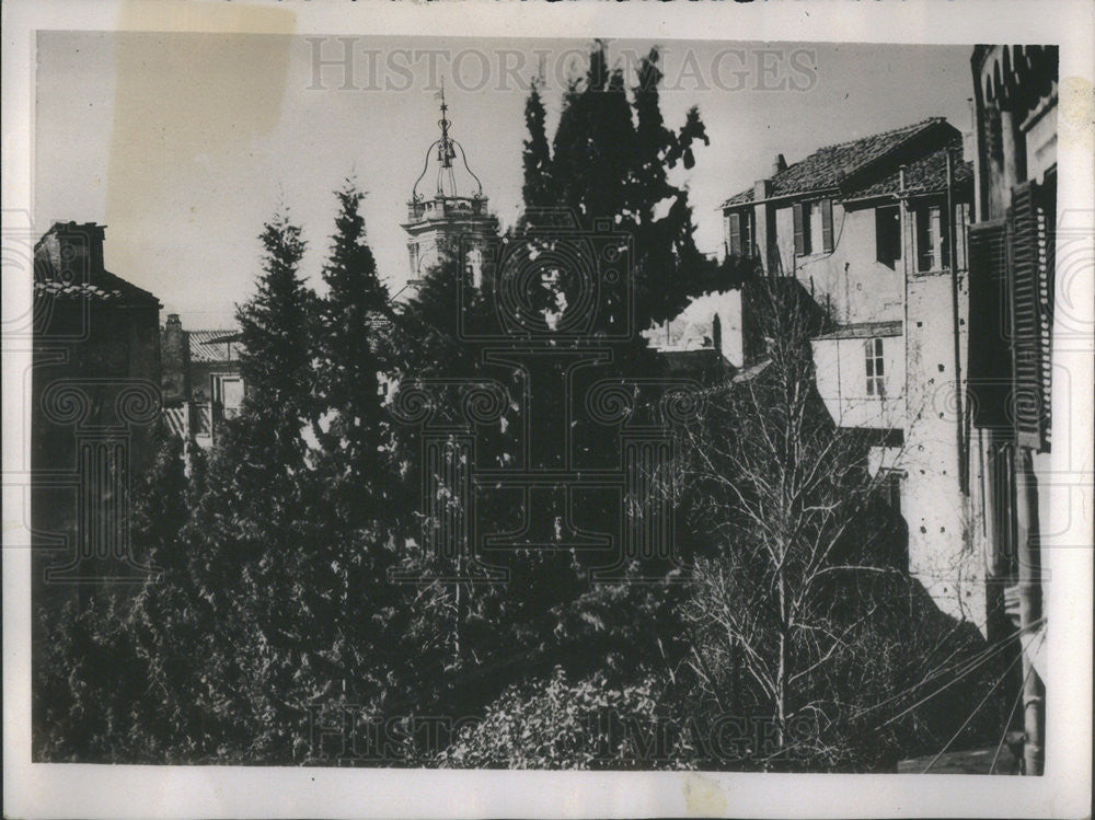 1939 Press Photo View from room in which Eugenio Pacelli, Pope Pius XII was born - Historic Images