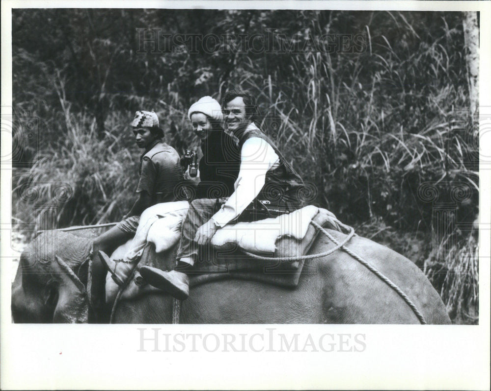 1982 Press Photo Mary and Dieter Plage German Cinematographer of Nature Document - Historic Images