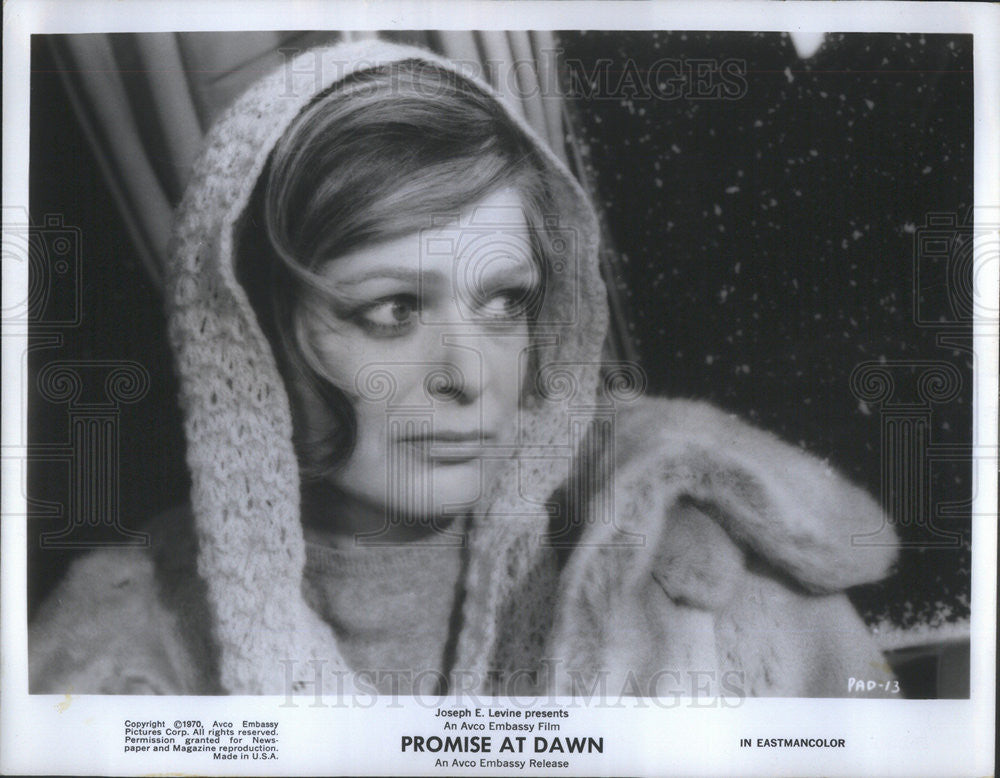 1971 Press Photo Melina Mercouri in &quot;Promise at Dawn&quot;. - Historic Images