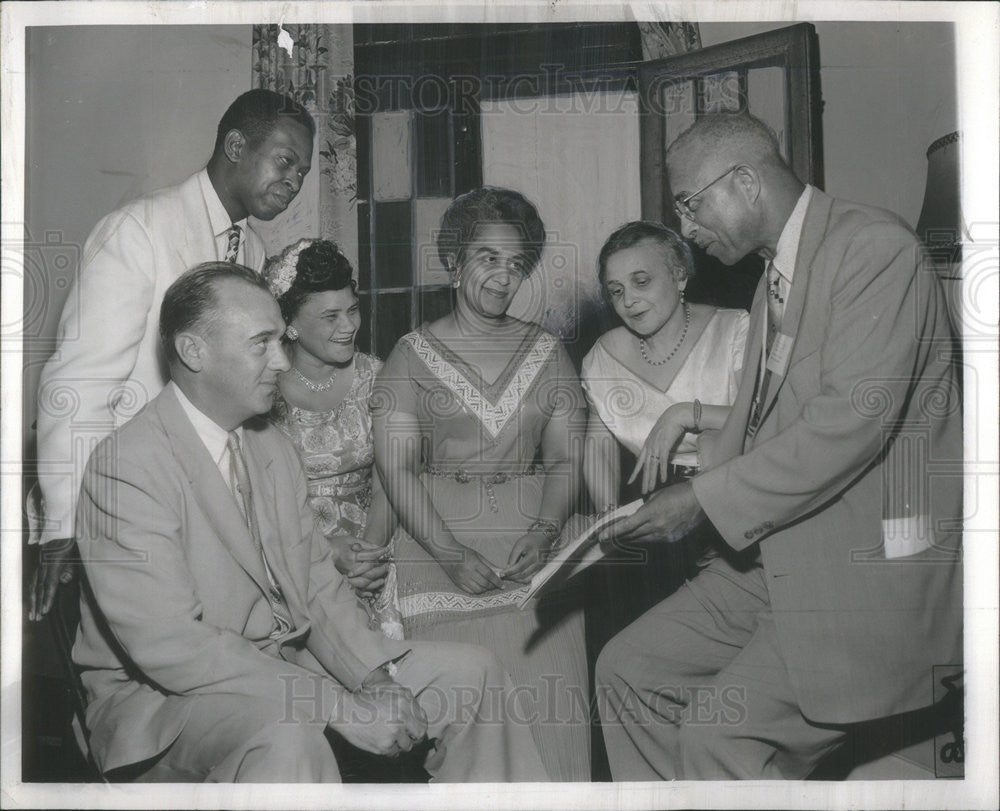 1956 Press Photo St James Methodist Church,RB Patton,C Limar,EW Cook,IF Trulear - Historic Images