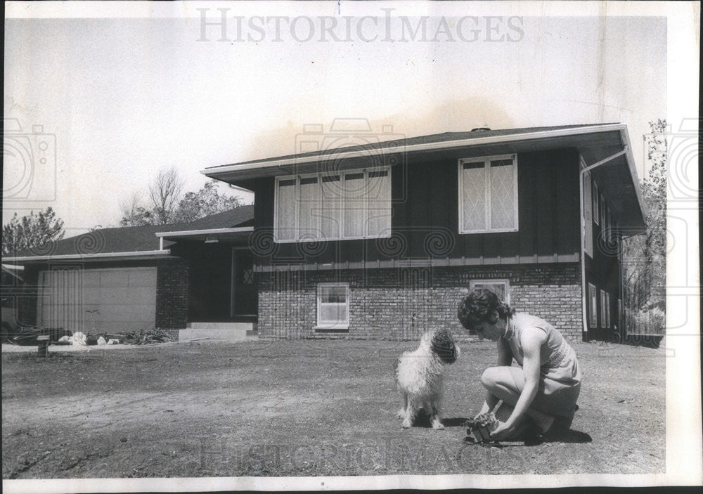 1975 Press Photo James Patteson Home - Historic Images