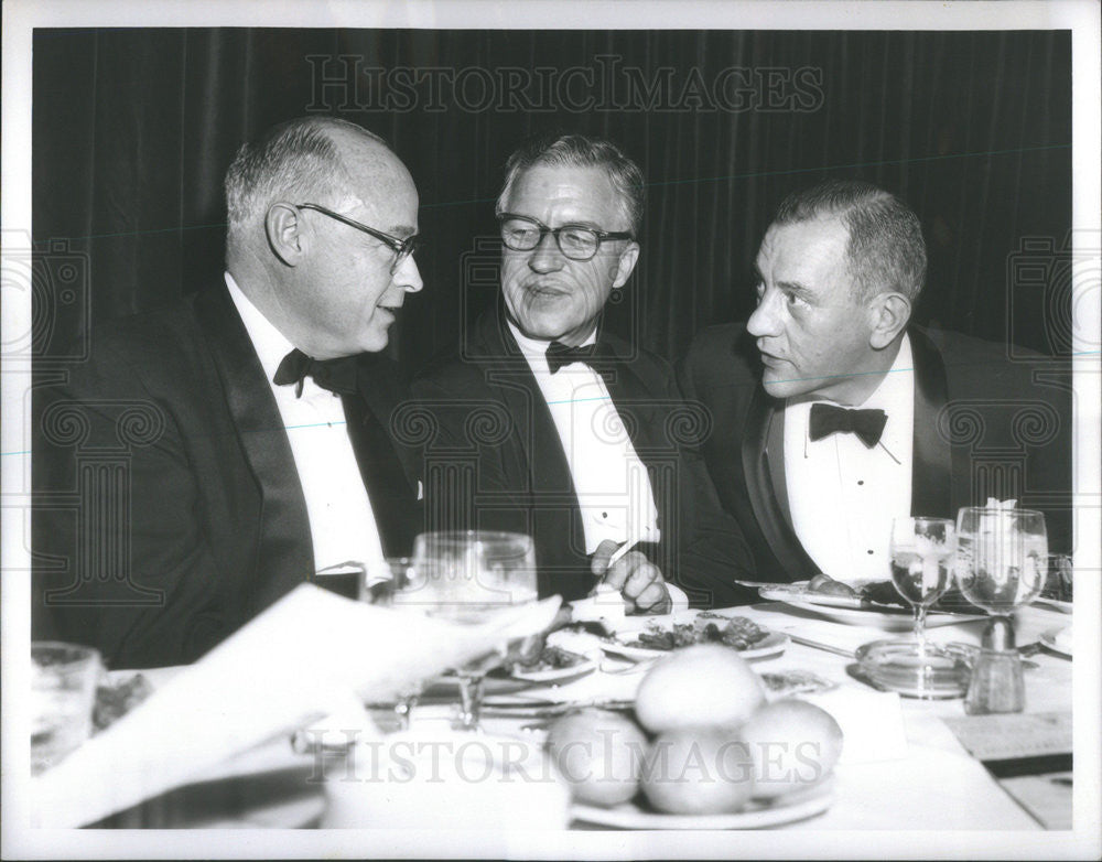 1960 Press Photo hugh patterson ark. democrat larry Knott Frank starzel - Historic Images