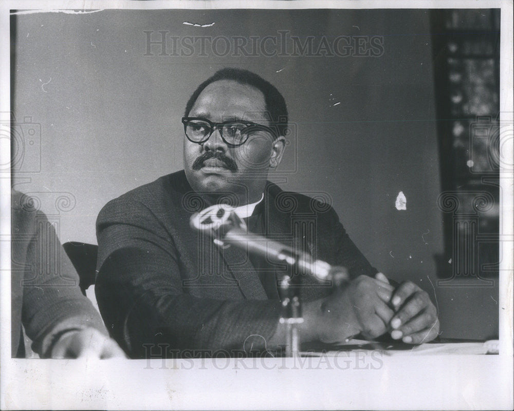 1968 Press Photo Reverend Virgil Patterson - Historic Images