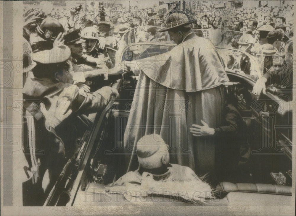 1968 Press Photo Pope Paul VI Arrival in Bogota - Historic Images