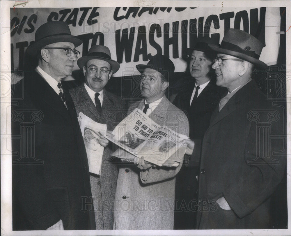 1957 Press Photo ormand Lyman exec Of IL state chamber of commerce - Historic Images