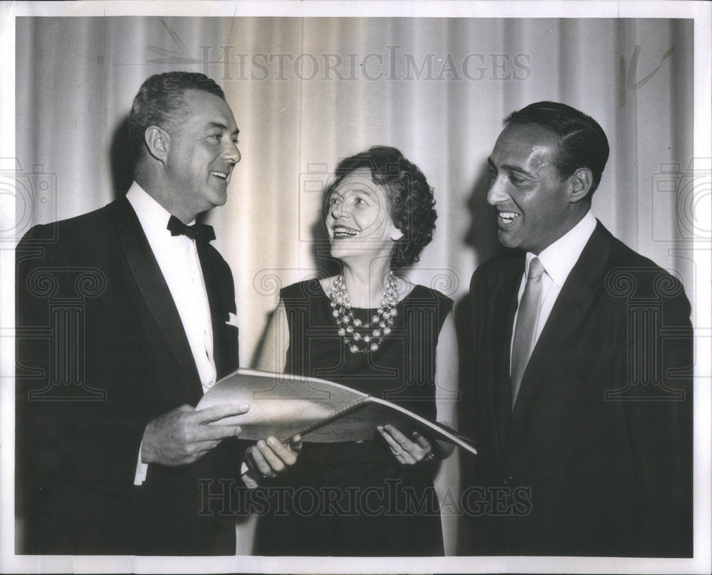 1961 Press Photo patrick H. Hoy Sen. Maurine B. Neuberger Everett Kovler - Historic Images