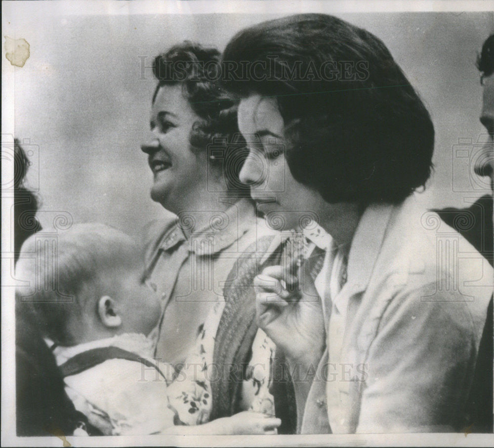 1962 Press Photo Mrs a Audrey Nickl husband on trial for murder of cop - Historic Images