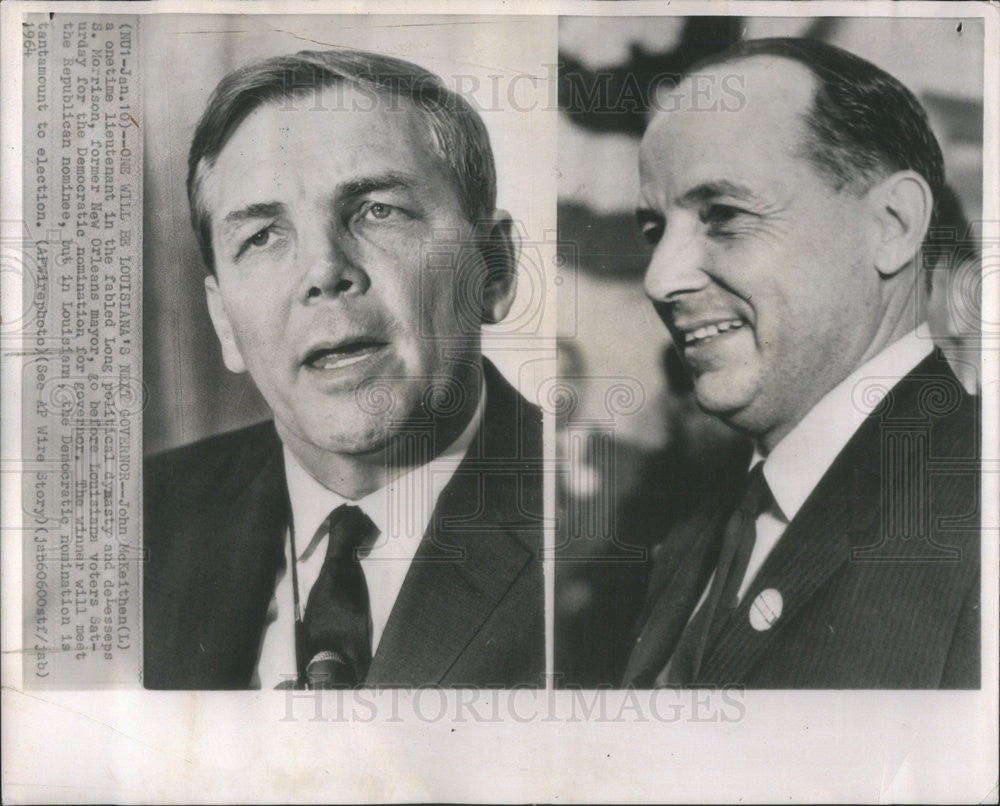 1967 Press Photo Luoisiana Governor Nomination John McKeithen - Historic Images