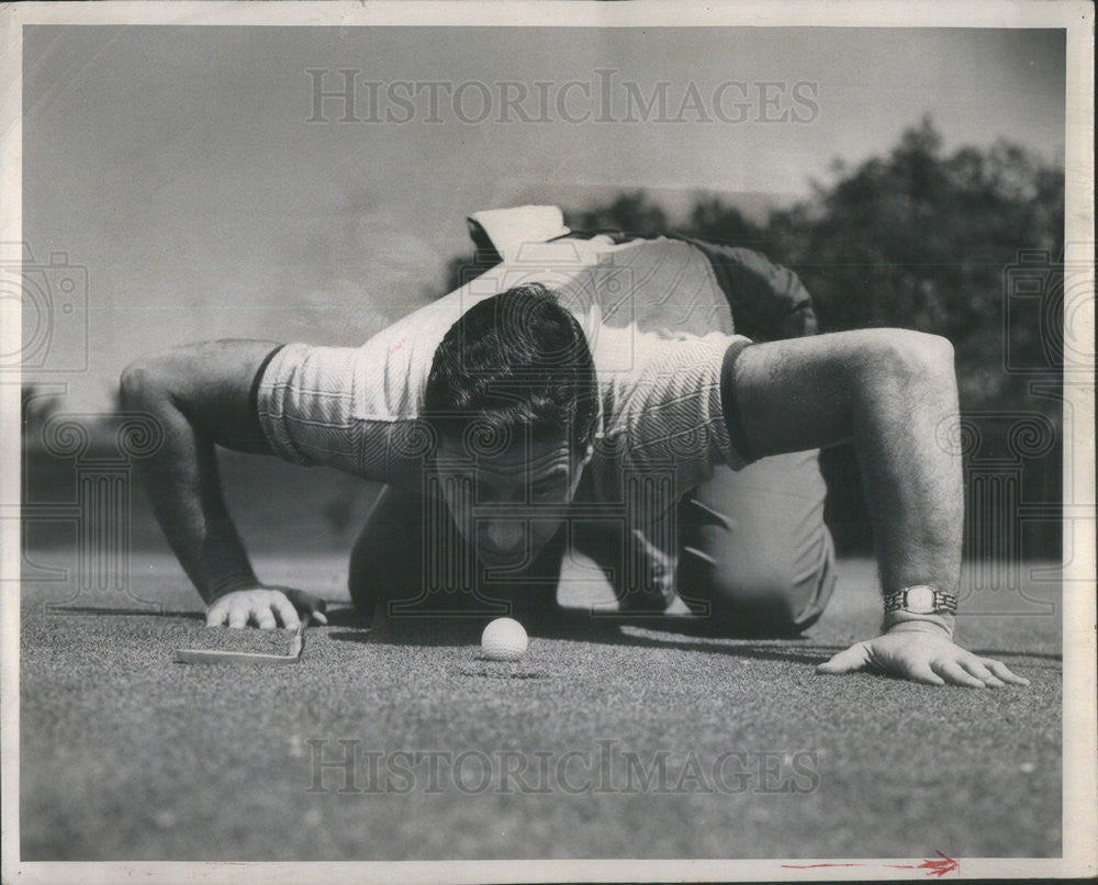 1963 Press Photo Jack Mabley National golf Day Edgewood Valley Country Club - Historic Images