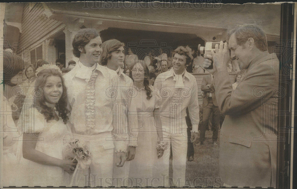 1970 Press Photo  Sen Edmund Muskie at the wedding of his eldest son Stephen - Historic Images