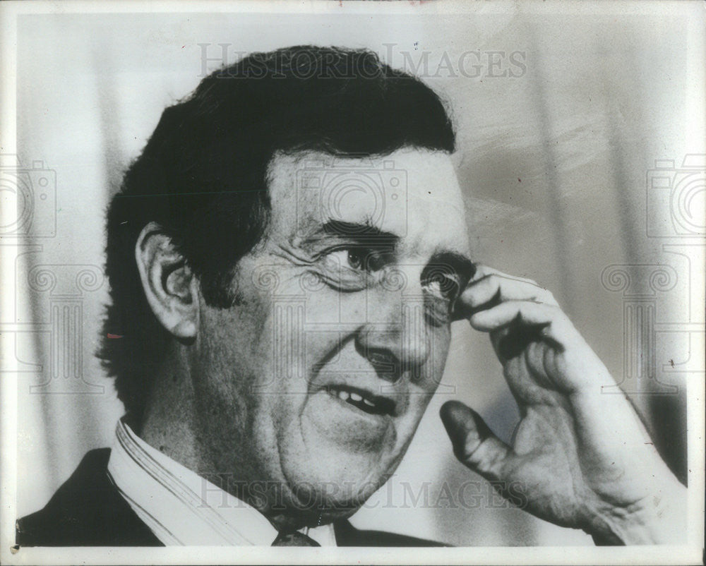1980 Press Photo Edmund Muskie,politician - Historic Images
