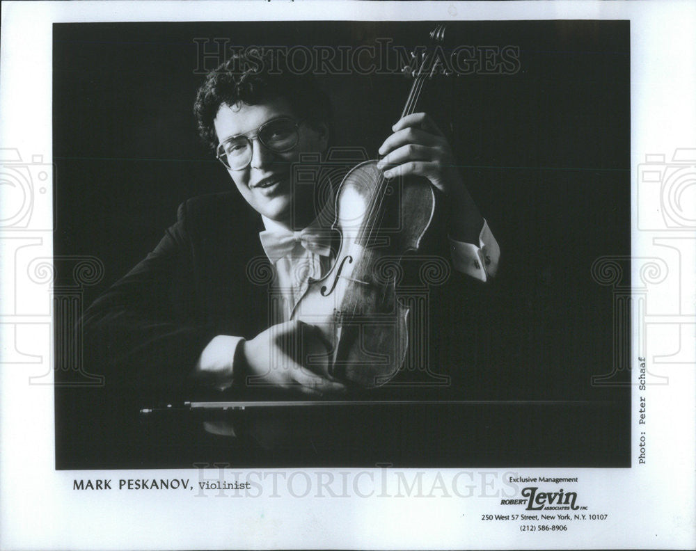 1984 Press Photo Violinist Peskanov will perform at Grant Park - Historic Images