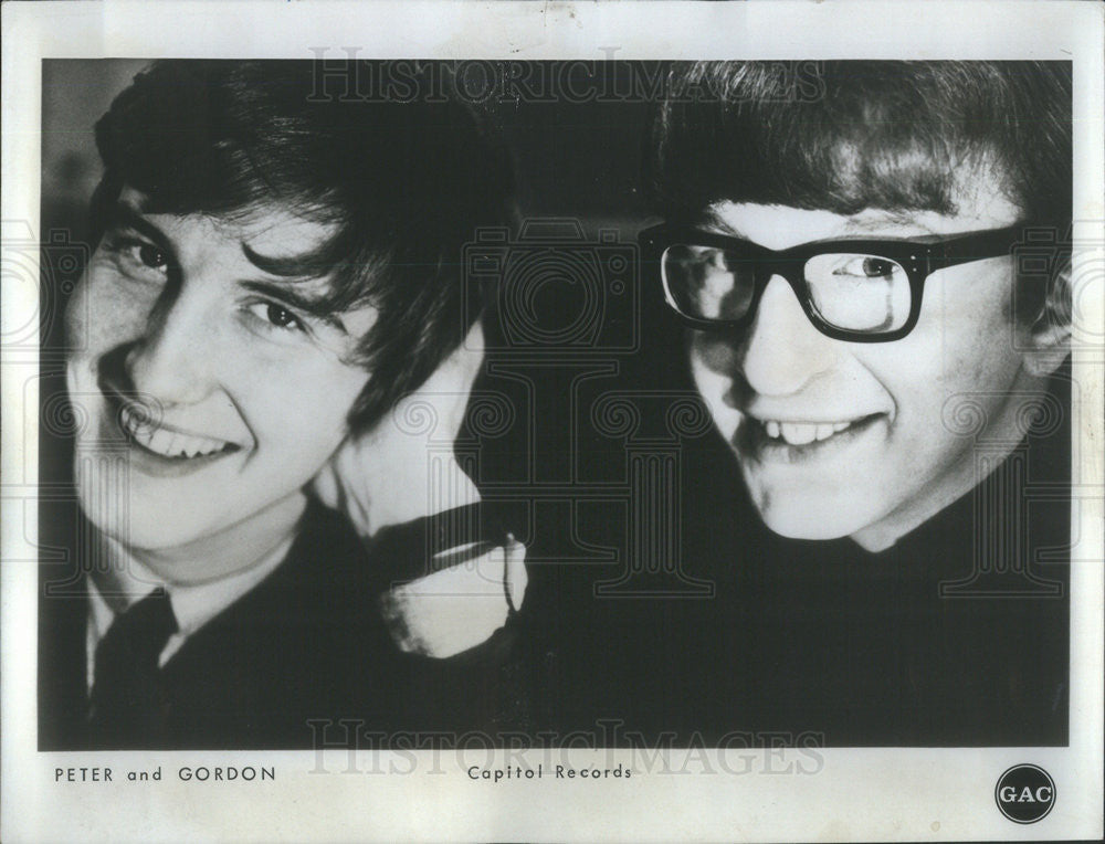 1964 Press Photo Peter &amp; Gordon British singing group - Historic Images