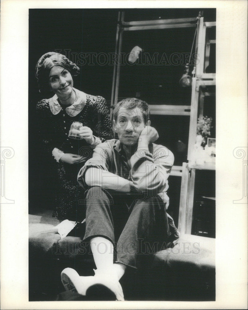 Press Photo Jane Asher and Ian McKellon in &quot;Henceforward&quot; - Historic Images