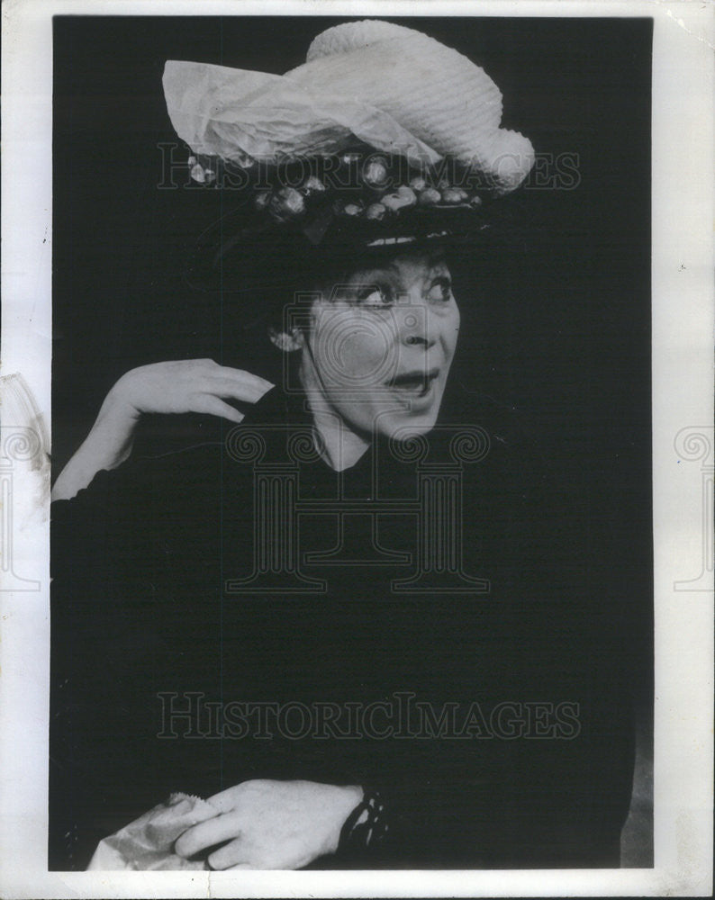 1971 Press Photo Siobhan McKenna, actress. - Historic Images