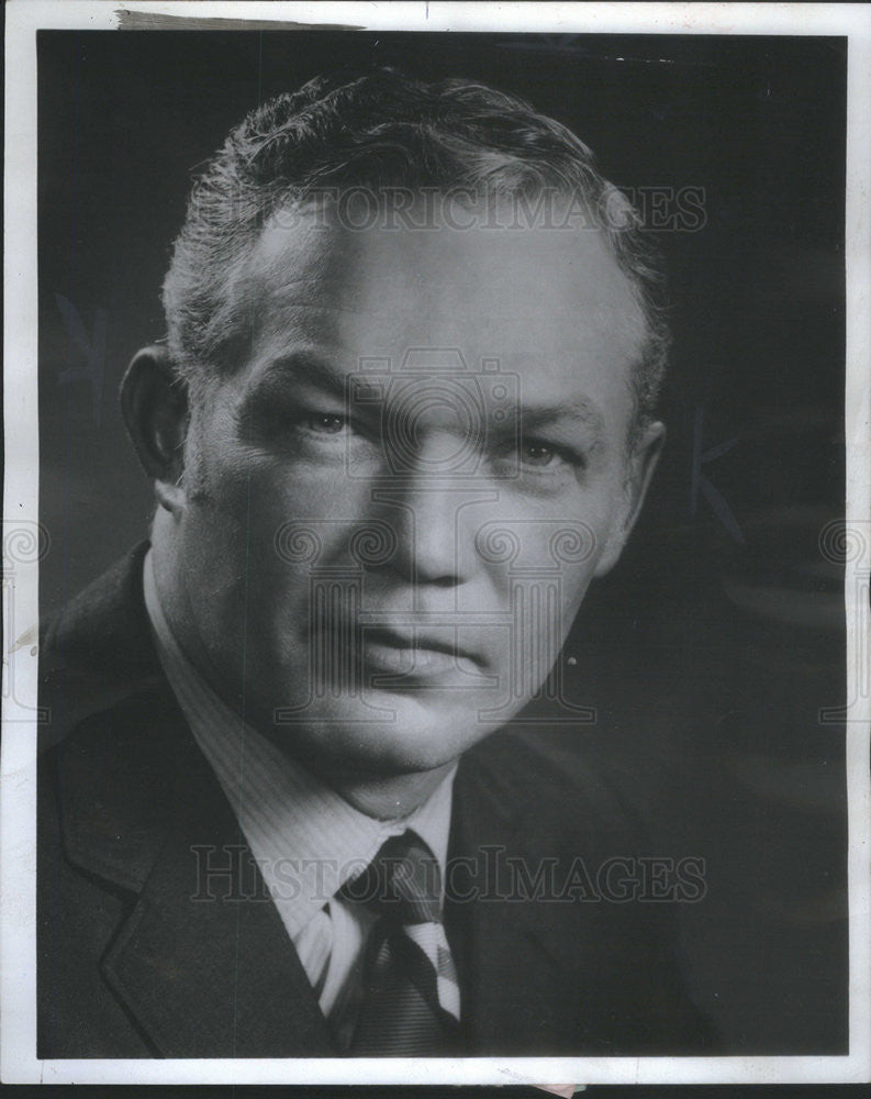 1977 Press Photo Thomas F Meagher,pres of Continental Air - Historic Images