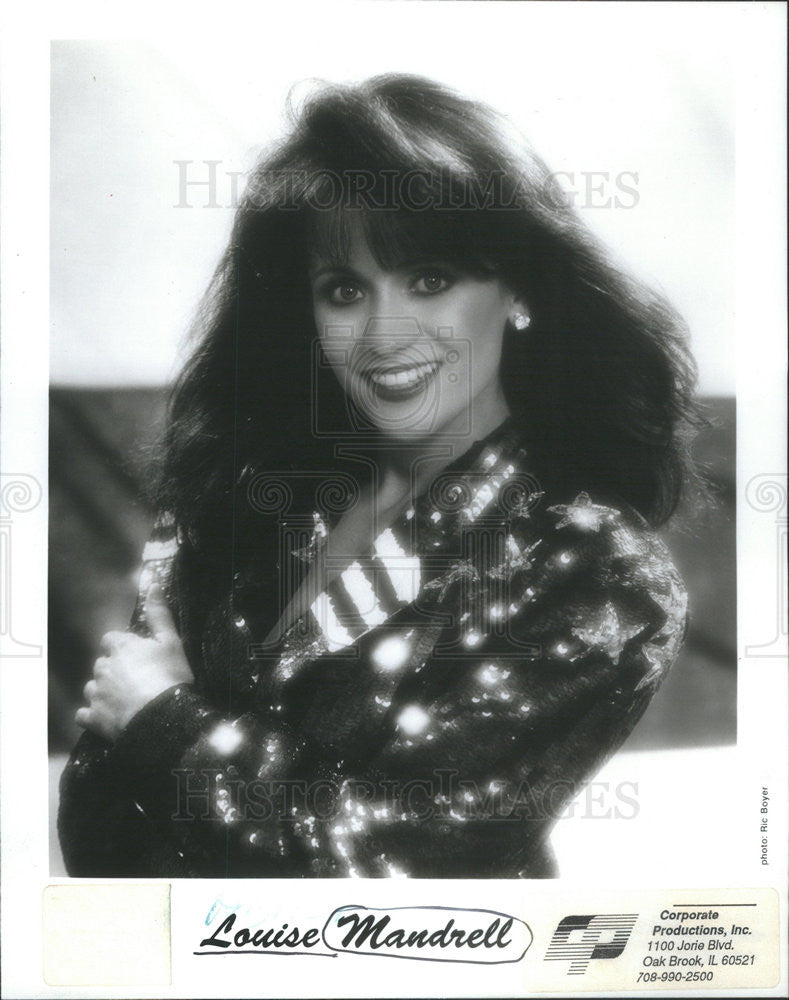 Undated Press Photo Louise Mandrell - Historic Images