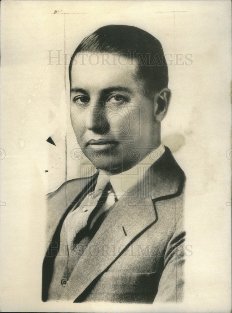 1934 Press Photo Walter C. Peacock, Illinois Racing Commission. - Historic Images