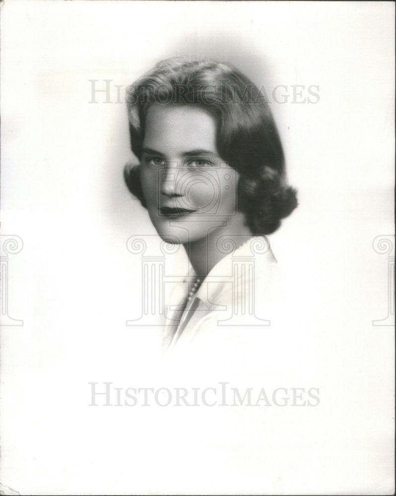 1960 Press Photo Daphne Neville Wood - Historic Images