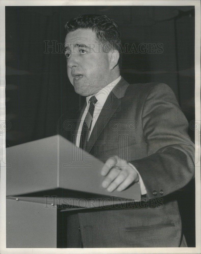 1966 Press Photo Arthur J. Theriault. - Historic Images