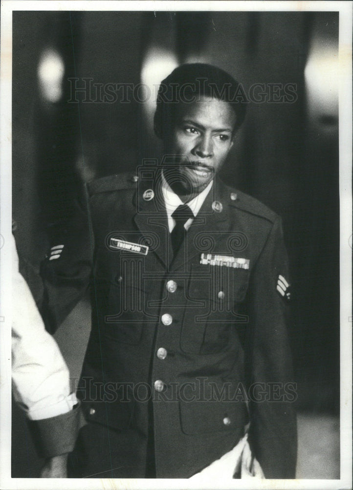 1980 Press Photo Air Force Sgt. Robert Thompson - Historic Images