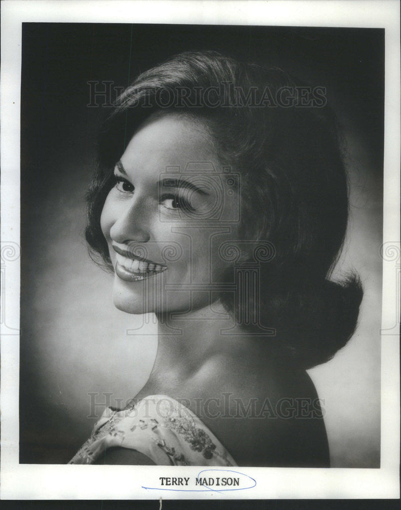 1968 Press Photo Terry Madison,singer - Historic Images