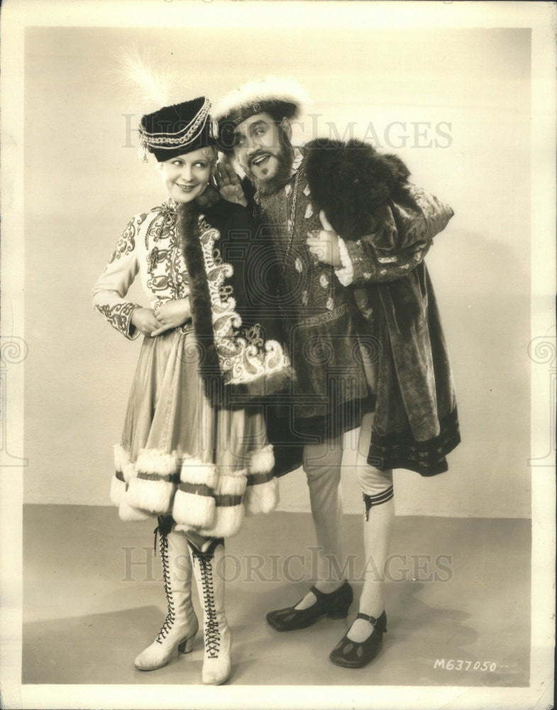 Press Photo Betty Mack and Charley Chase &quot;Another Wild Idea&quot; - Historic Images