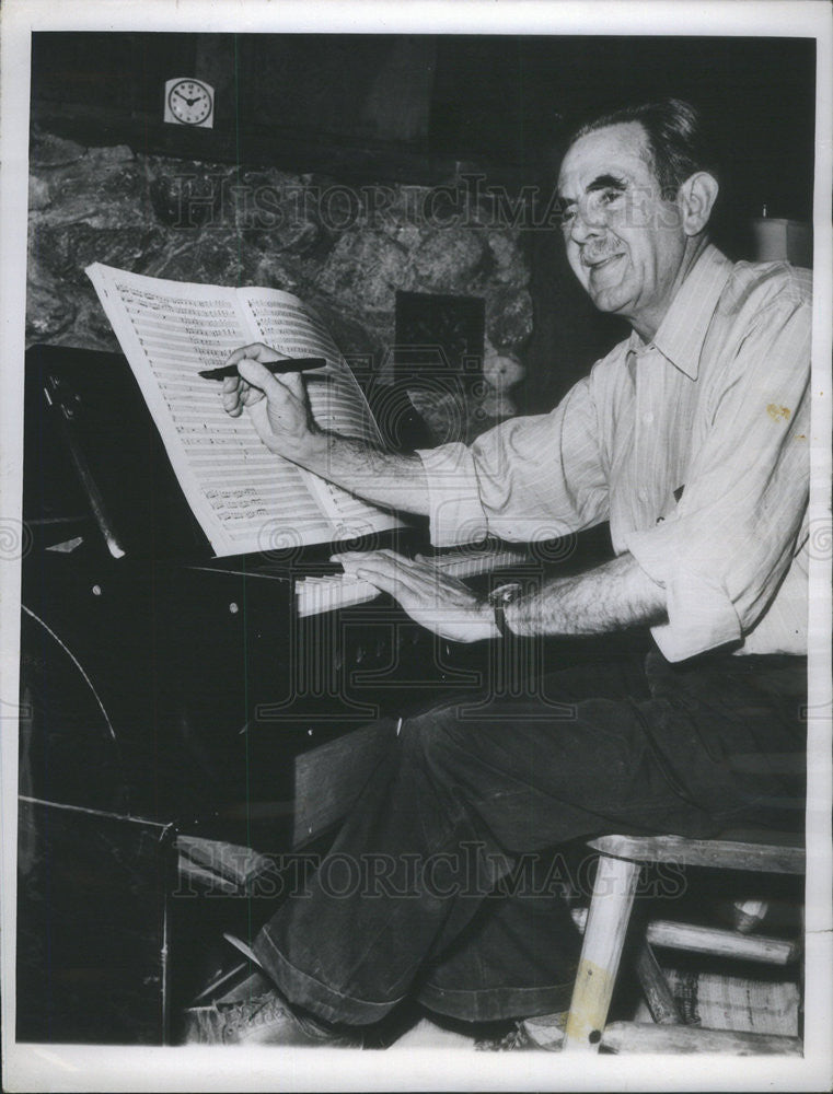 1948 Press Photo Dr. Joseph Maddy, President and Founder of National Music Camp - Historic Images