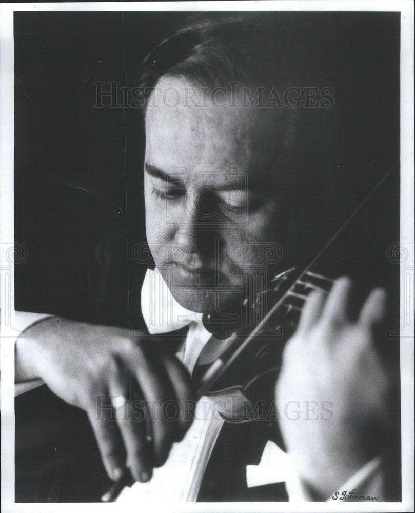 1971 Press Photo Samuel Magad Violinist Concertmaster Grant Park Symphony - Historic Images