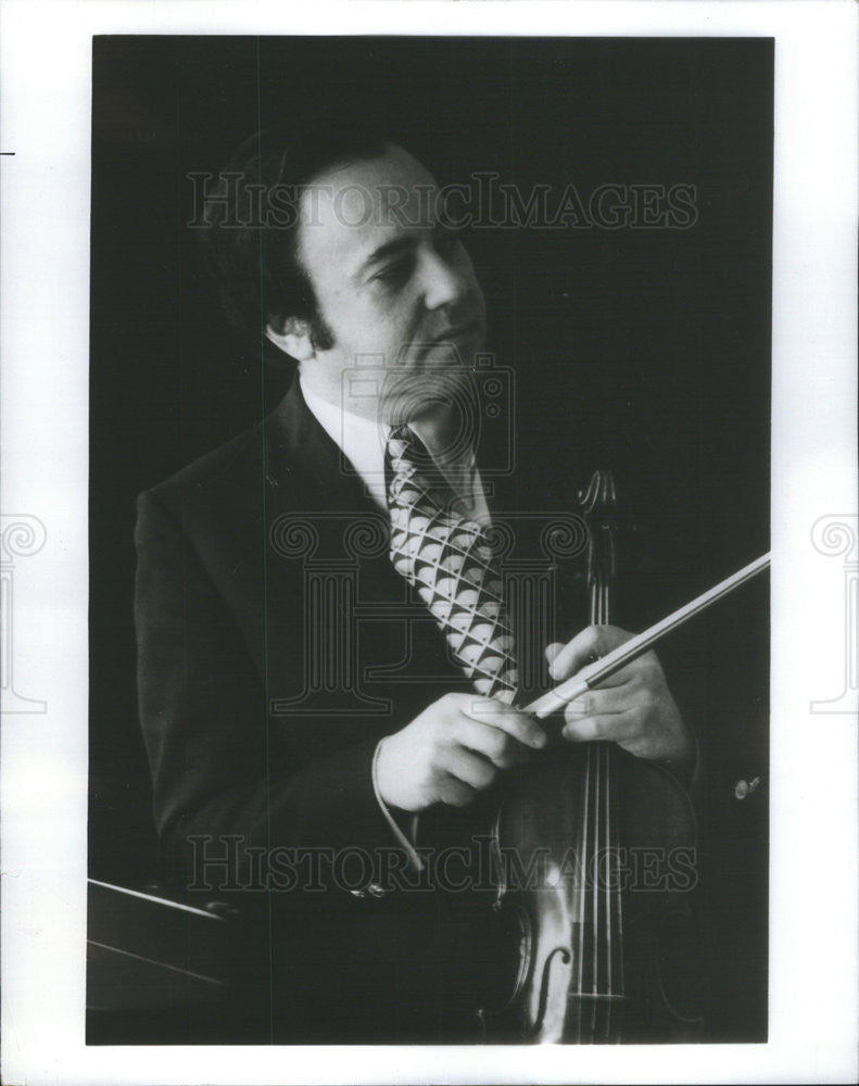 Undated Press Photo Violinist Samuel Magad, Co-Concert Master - Historic Images