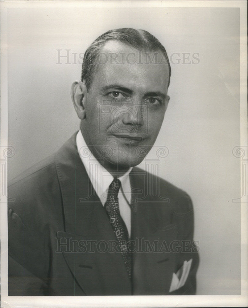 1950 Press Photo EJ Magee Director of Industrial Relations for Republic Steel Corp - Historic Images