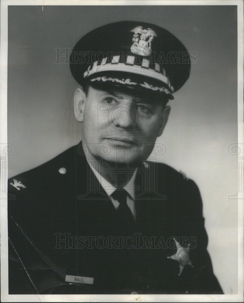 1970 Press Photo John D Madl of Chicago police - Historic Images