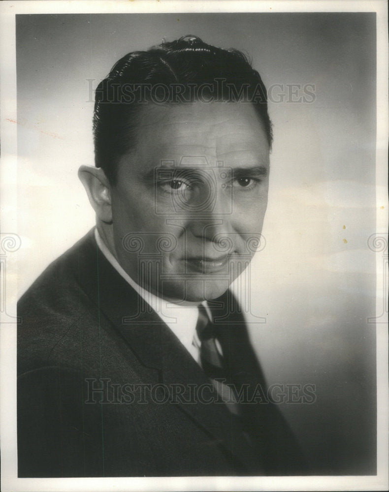 1961 Press Photo Al Man ABC News Correspondent - Historic Images