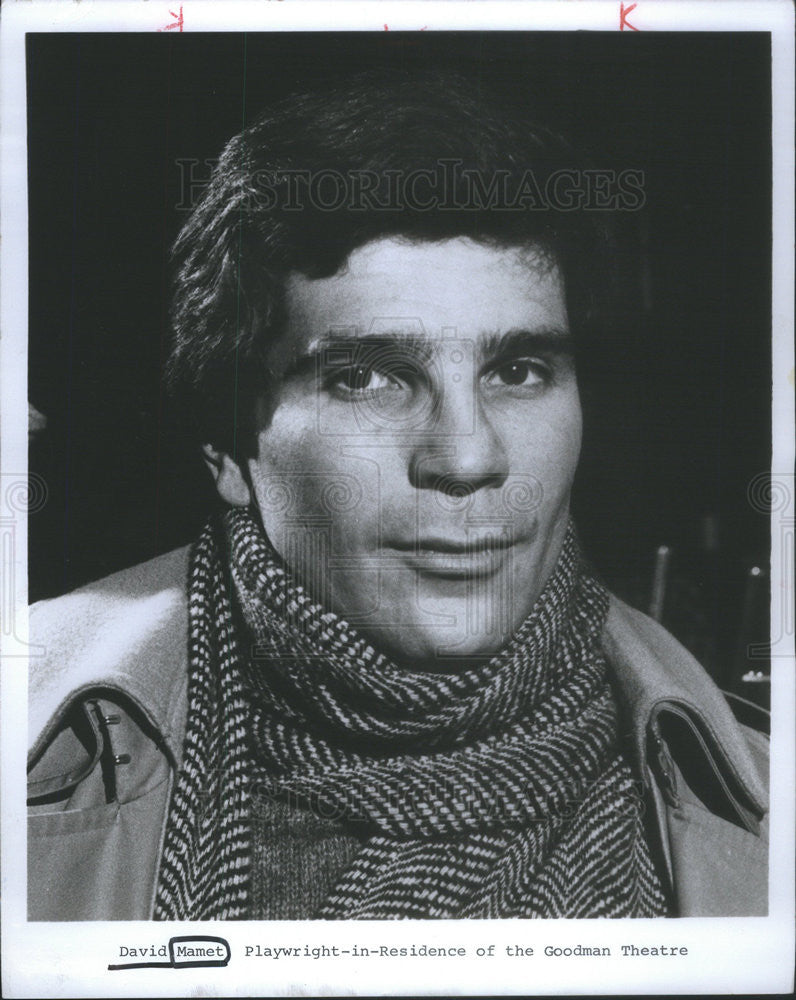 Press Photo David Mamet Playwright - Historic Images