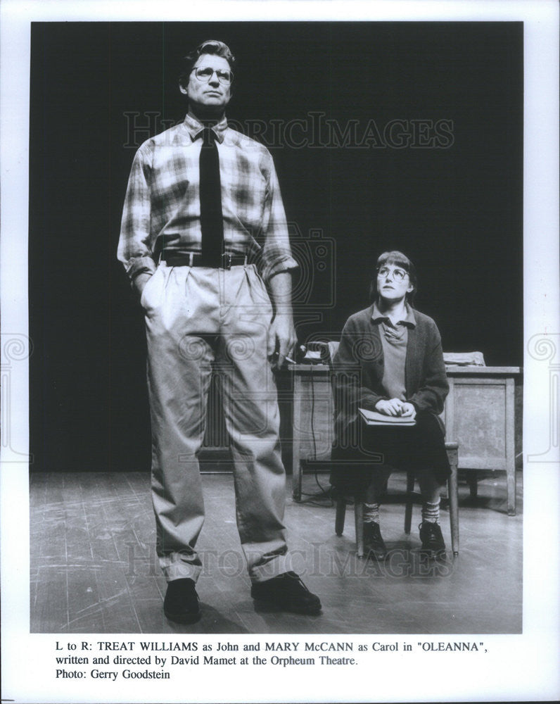 1993 Press Photo Davud Nanet oleanna broadway play - Historic Images