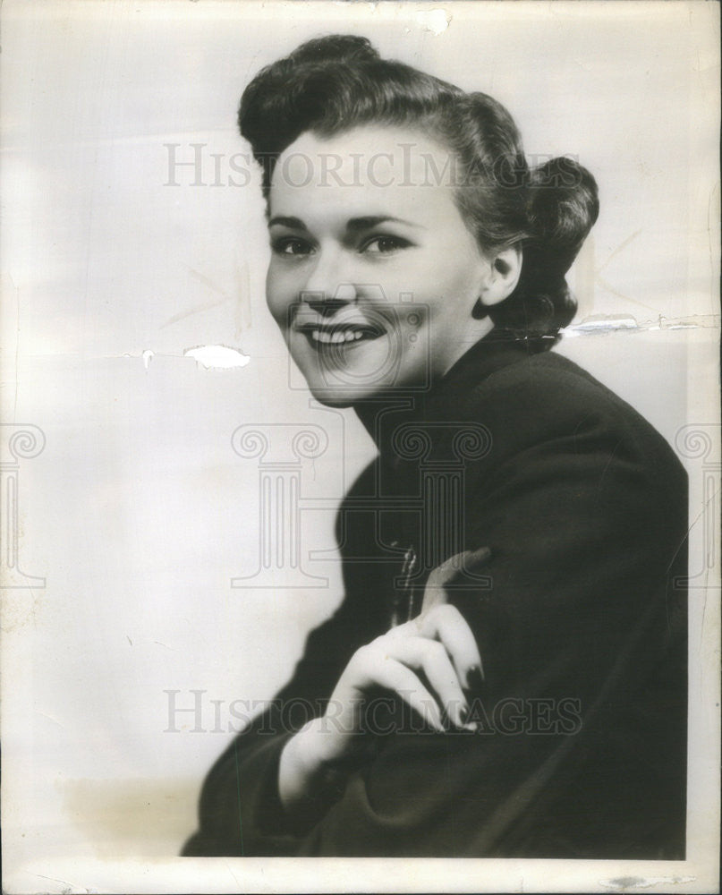 1950 Press Photo Bethel Leslie American Film Television Actress - Historic Images