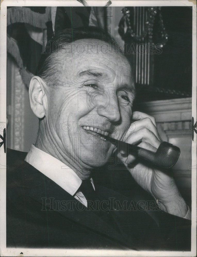 1961 Press Photo Mike Mansfield American Democratic Politician - Historic Images