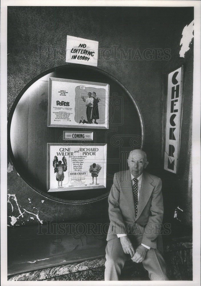 Press Photo  Hugh Mann,theater owner - Historic Images