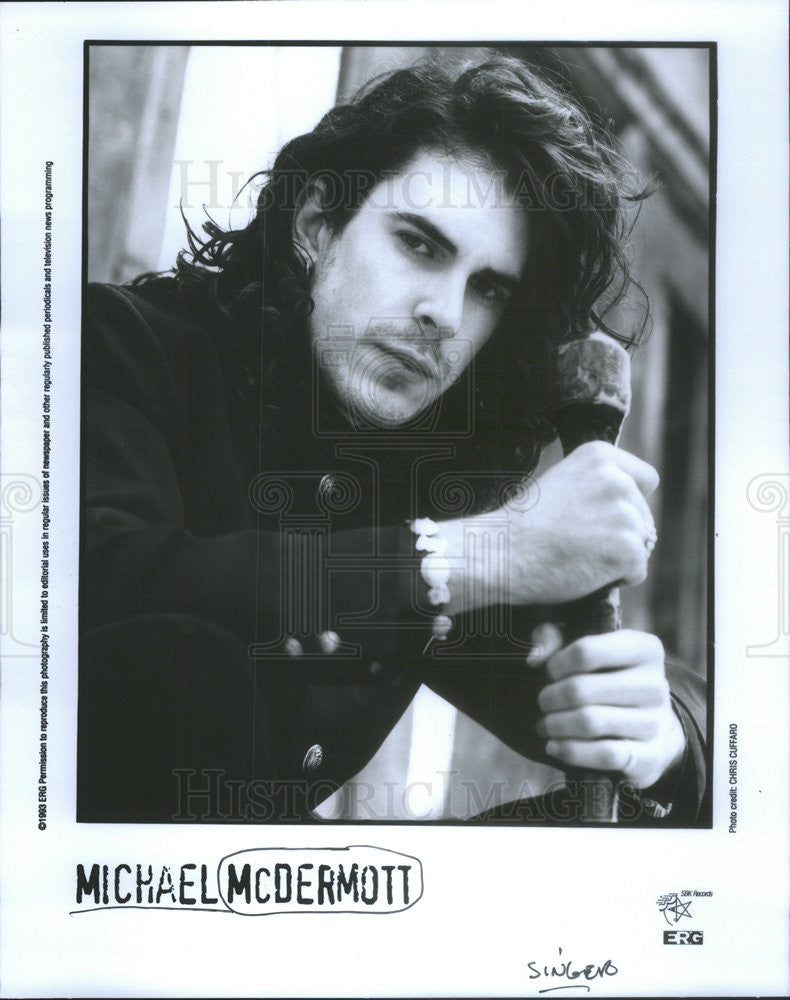 1993 Press Photo Michael McDermott recording artist - Historic Images