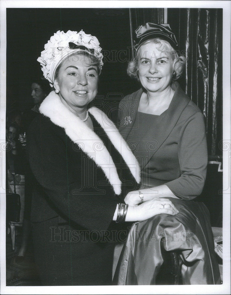 1960 Press Photo Mrs. Joseph McConnaughey &amp; Mrs. James G. Willis. - Historic Images